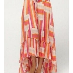 NWT Roxy Hi-Lo Boho Skirt Large To Be Found Skirt
